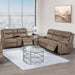 Modern Manual Motion Living Room Set With Hidden Cup Holders Home Essentials