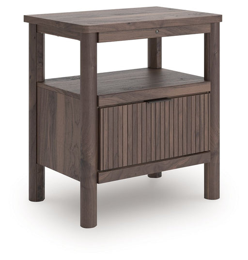 Pamytta - One Drawer Night Stand - Brown Signature Design by Ashley®