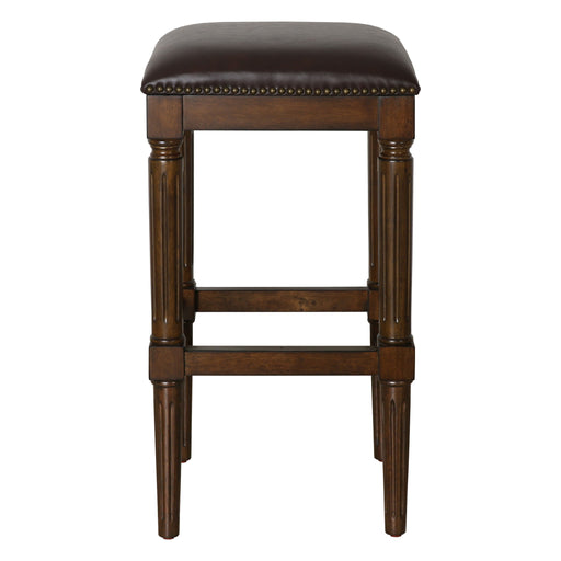 Square Stool With Upholstered Seat Home Essentials