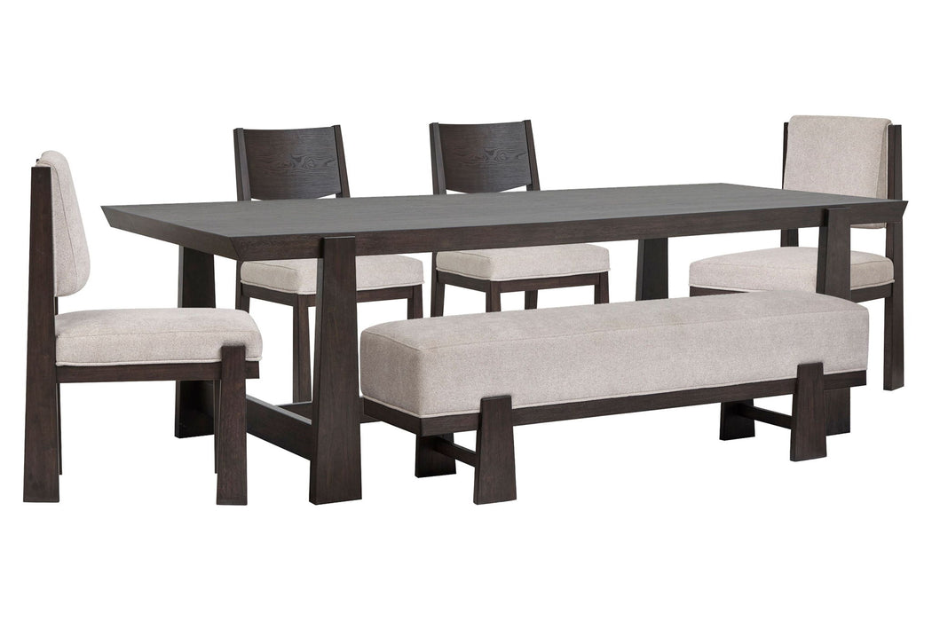Tauren - Trestle Dining Table Set Magnussen Furniture