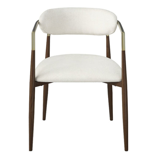 Clayten - Arm Chair (Set of 2) - Brown Oak ACME