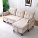 L-Shaped Reversible Chaise Sectional Sofa With Storage Home Essentials