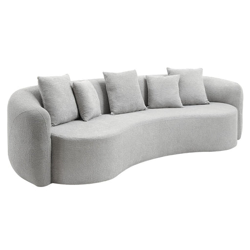 Barasa - Oversize Sofa With 5 Pillows - Gray ACME