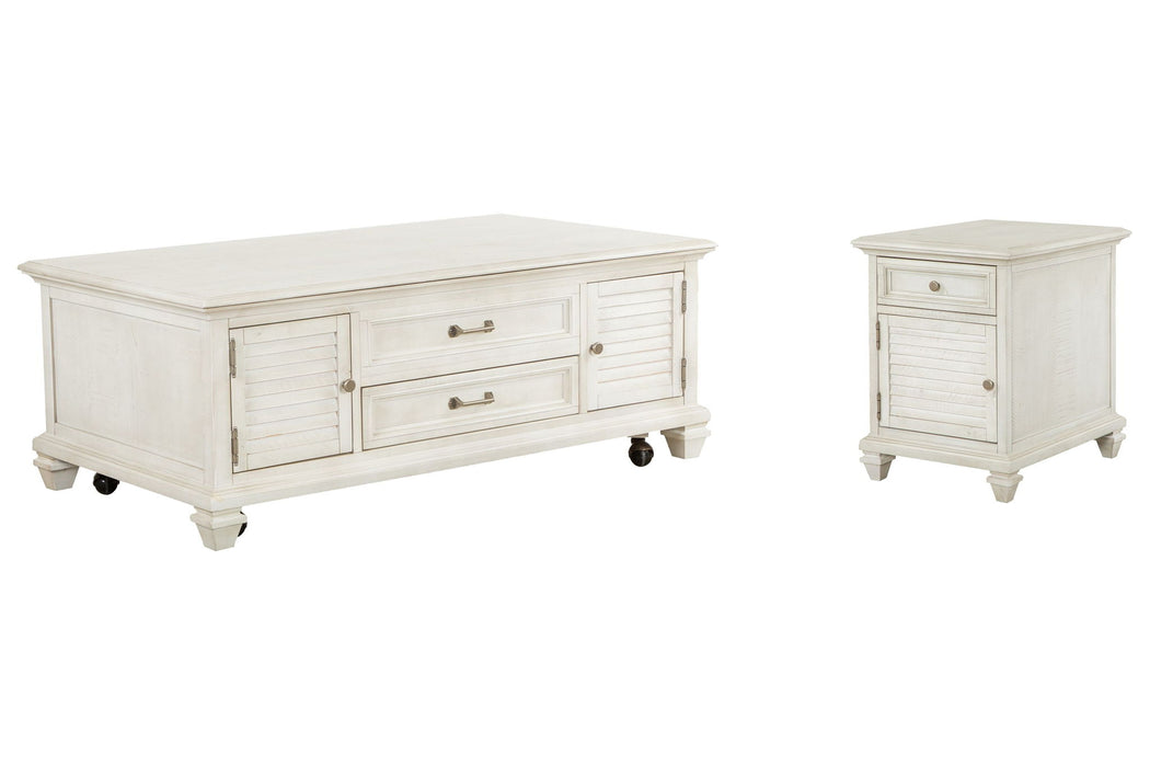 Newport - Lift Top Storage Cocktail Table Set Magnussen Furniture