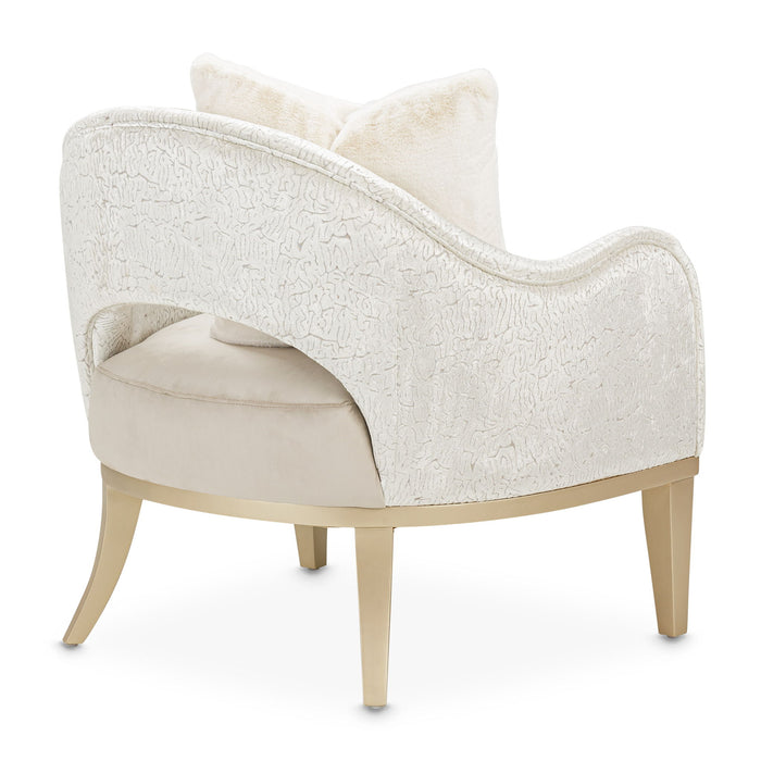 Yvette - Accent Chair - Porcini / Medium Champagne Michael Amini