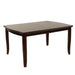 Dining Table With Built In Butterfly Leaf, Rectangle Shape, Extendable - Espresso Home Essentials