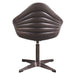Pipino - Accent Chair With Swivel - Antique Ebony Top Grain Leather ACME