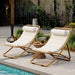 Outdoor Folding Chair With Adjustable Backrest (Set of 2) Hearth and Haven