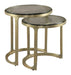 Tessa - Nesting Tables - Brass Zuo Modern
