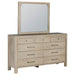 Flores - 9 Drawer Dresser With Mirror - Mango Color Furniture Max