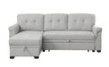 Hunter - Reversible Sleeper Sectional Sofa With Storage Chaise Lilola Home