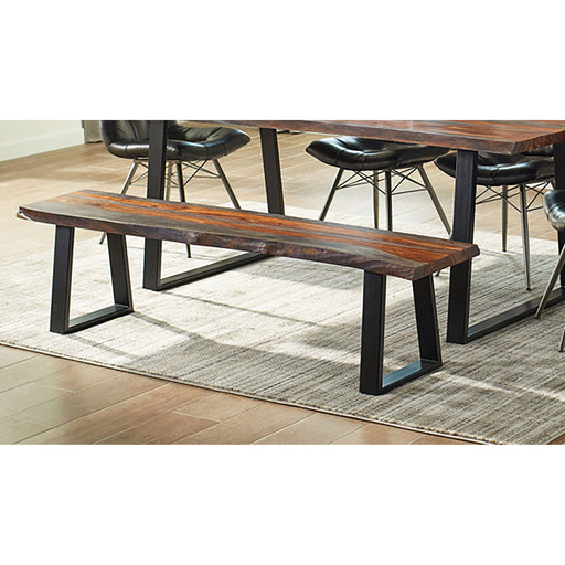 Wobegon - Rectangular Dining Bench - Gray Furniture Max