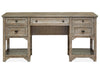 Tinley Park - Desk Base - Dove Tail Gray Magnussen Furniture