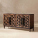 Koa - 4 Door Sideboard - Dark Brown Jennifer Taylor Home