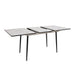 Modern Extendable Dining Table And Chair Set For 2 - 6 People Home Essentials