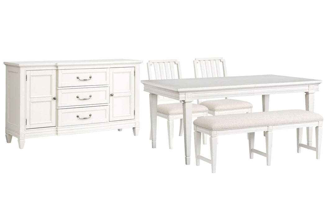 Willowbrook - Extendable Rectangular Dining Table Set Magnussen Furniture
