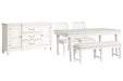 Willowbrook - Extendable Rectangular Dining Table Set Magnussen Furniture