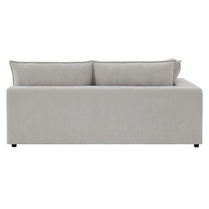 Marisa - Modular Left Facing Loveseat With 2 Pillows - Beige Boucle ACME