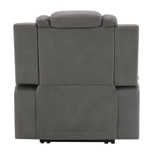 Leuco - Power Motion Recliner With Cup Holder, Control, LED & Power Headrest - Gray ACME