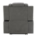 Leuco - Power Motion Recliner With Cup Holder, Control, LED & Power Headrest - Gray ACME