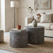 Modern Round Nesting Coffee Table (Set of 2) Home Essentials