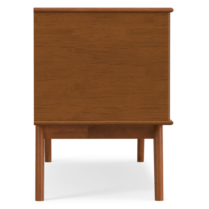 Draper - Handcrafted Mid Century Low TV Media Stand Simpli-Home