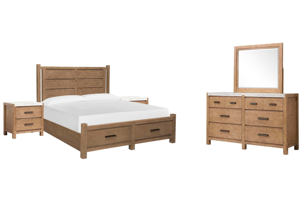 Plum Creek - Panel Storage Bedroom Set Magnussen Furniture