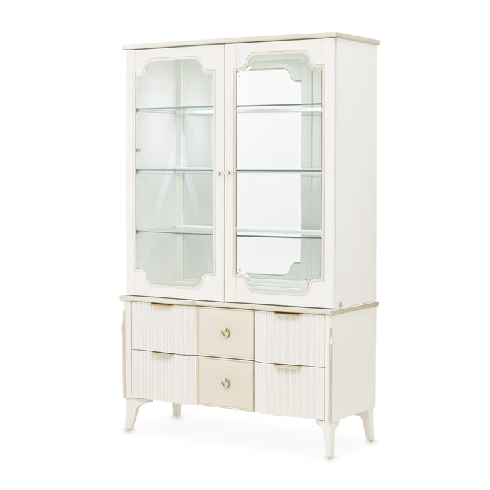 La Marisia - Display Cabinet - Creamy Pearl