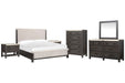 Plum Creek - Upholstered Panel Bedroom Set Magnussen Furniture