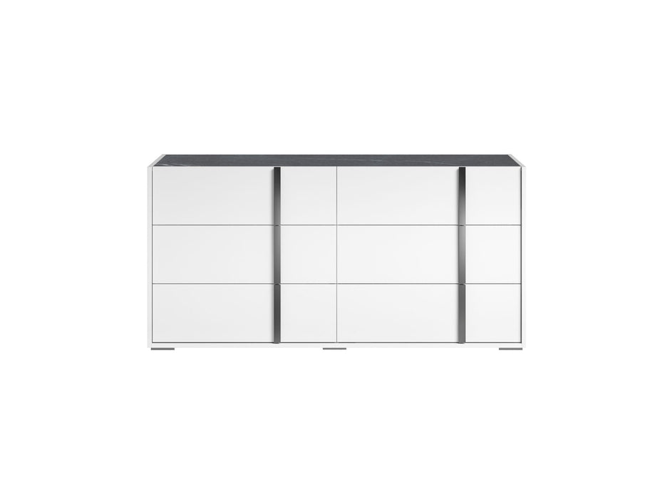 Bianca - Marble Double Dresser - White Status Italy