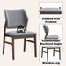 Sarha - Padded Seat Side Chair (Set of 2) Acme