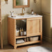 36" Bathroom Vanity With Sink, Soft Close Drawers - Natural Noble House