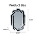 Diamond Wall Mirror - Silver Daily Nest