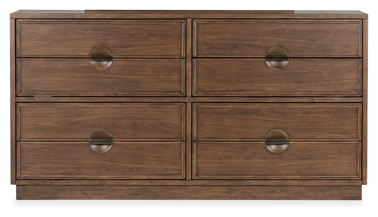 Selena - Double Drawer Dresser - Brown Magnussen Furniture