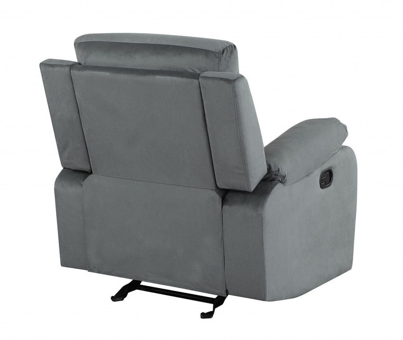 Modern Fabric Chair - Gray