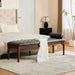 Upholstered End Of Bed Bench With Headrest Home Essentials