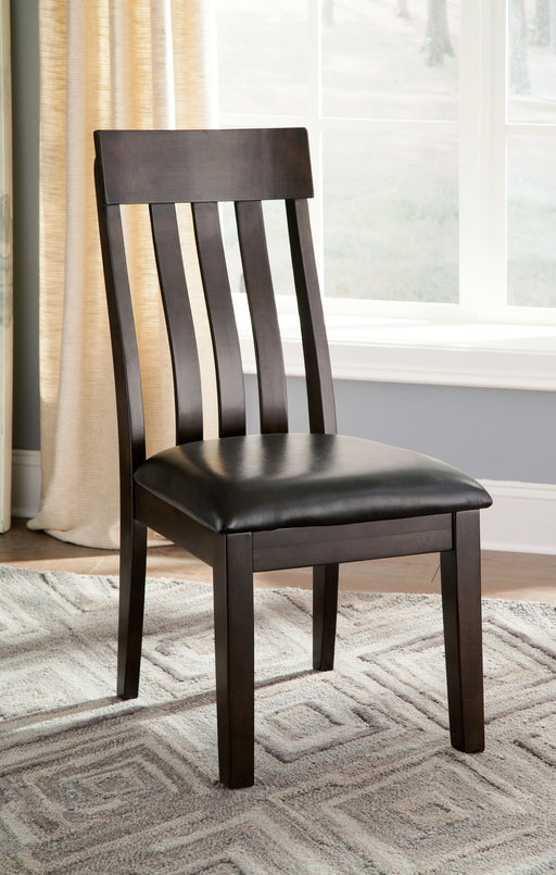 Haddigan - Dining UPH Side Chair (Set of 2) - Dark Brown Signature Design by Ashley®