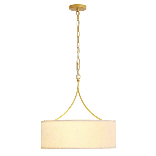 3 Light Drum Pendant Light Daily Nest