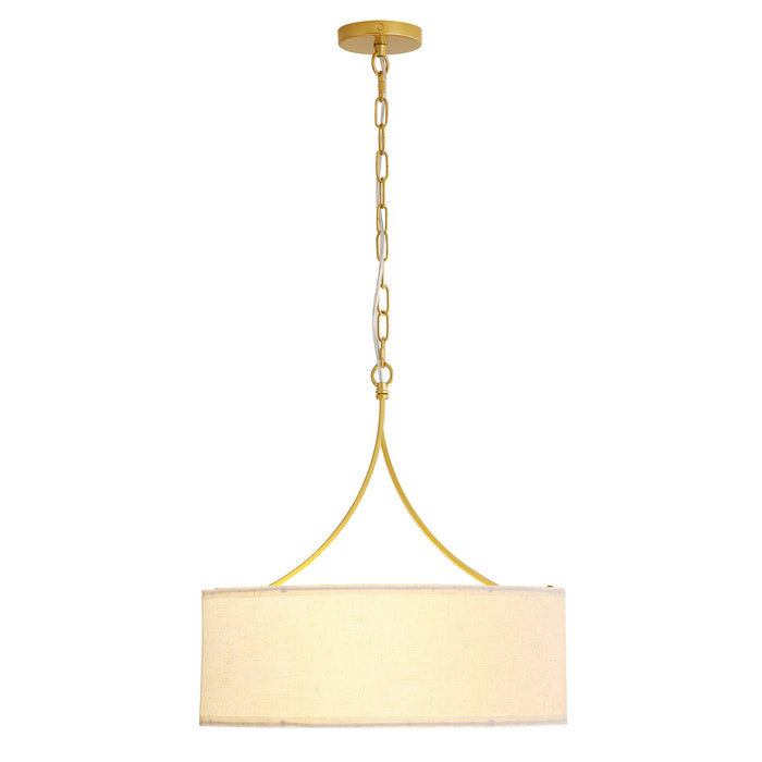 3 Light Drum Pendant Light Daily Nest