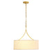 3 Light Drum Pendant Light Daily Nest