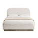 Linton - Upholstered Platform Bed With Curved Headboard House & Home Furniture