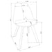 Elegant Padded Side Chair (Set Of 2) Furniture Max