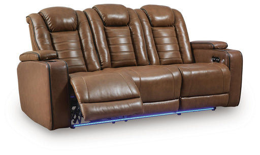 Gruaro - Power Reclining Sofa With Adjustable Headrest - Amber Signature Design by Ashley®