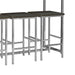 4 Piece Counter Table Set With Built In Power Outlet - Brown Furniture Max