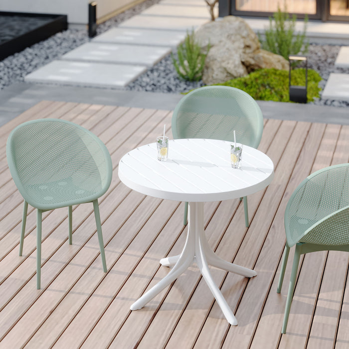 Modern Lounge Chair Set With Round Table Home Essentials