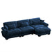 Super Comfort Oversized Modular Sectional Sofa With Movable Ottoman Home Essentials