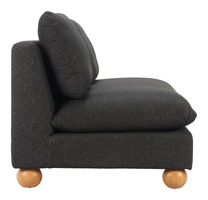 Minze - Loveseat - Black