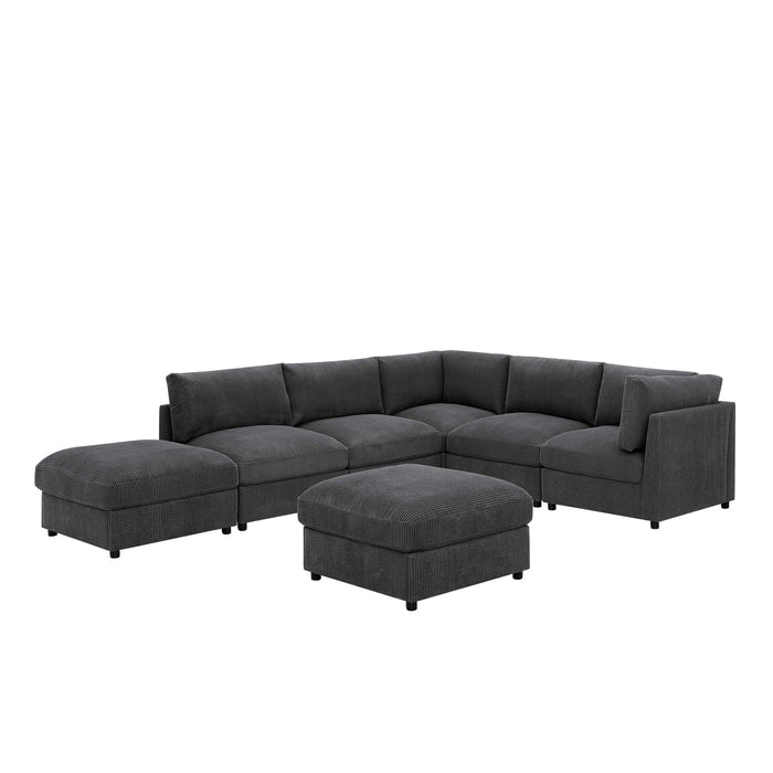 Modern Reversible Modular Sectional Home Essentials