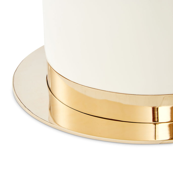 Lisbon - Round Dining Table - Silken Cream Michael Amini