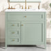 Bathroom Vanity With Sink, 3 Drawers & Cabinet With Adjustable Shelves Hearth and Haven